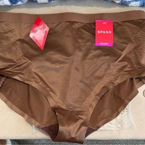 NWT SPANXshape™ Invisible Brief | Chestnut Brown